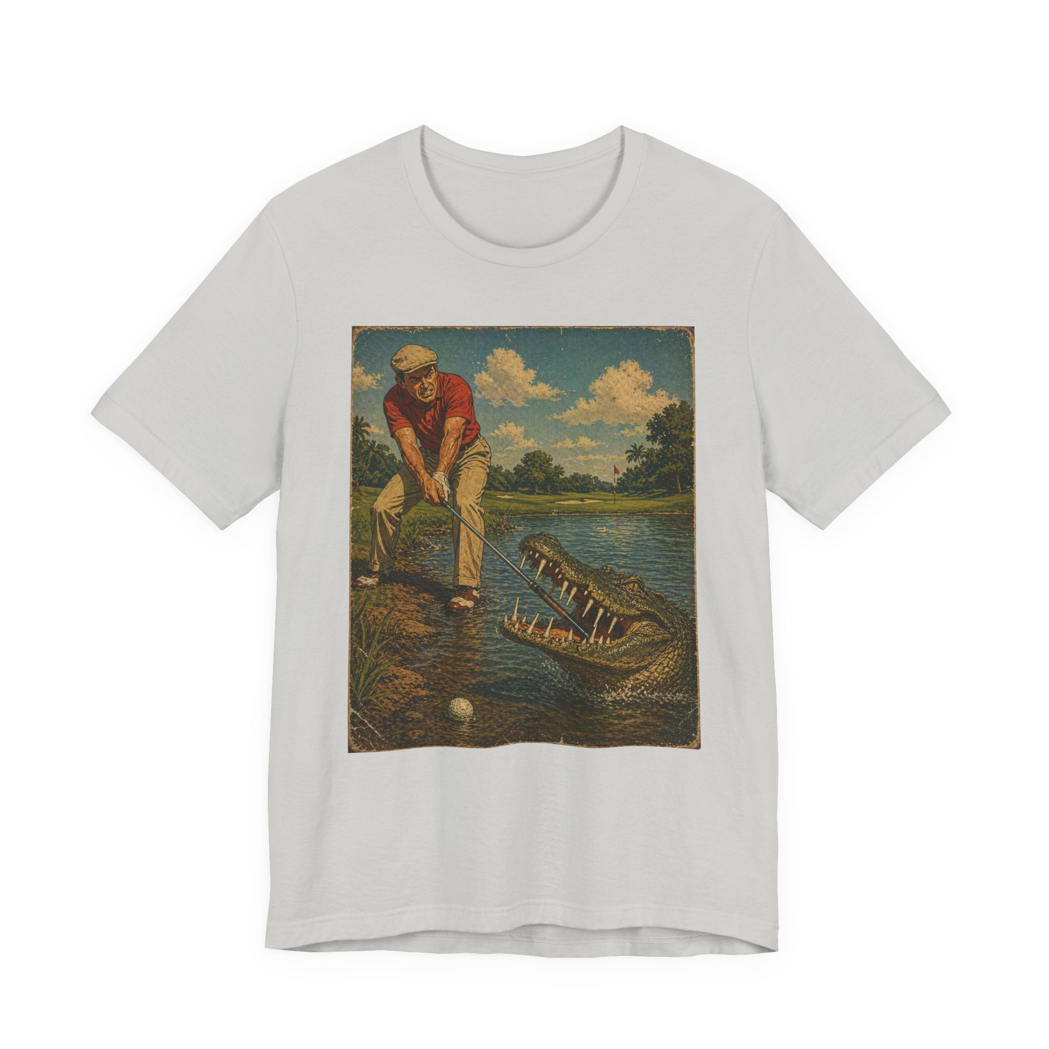 Golfer and Alligator T-Shirt