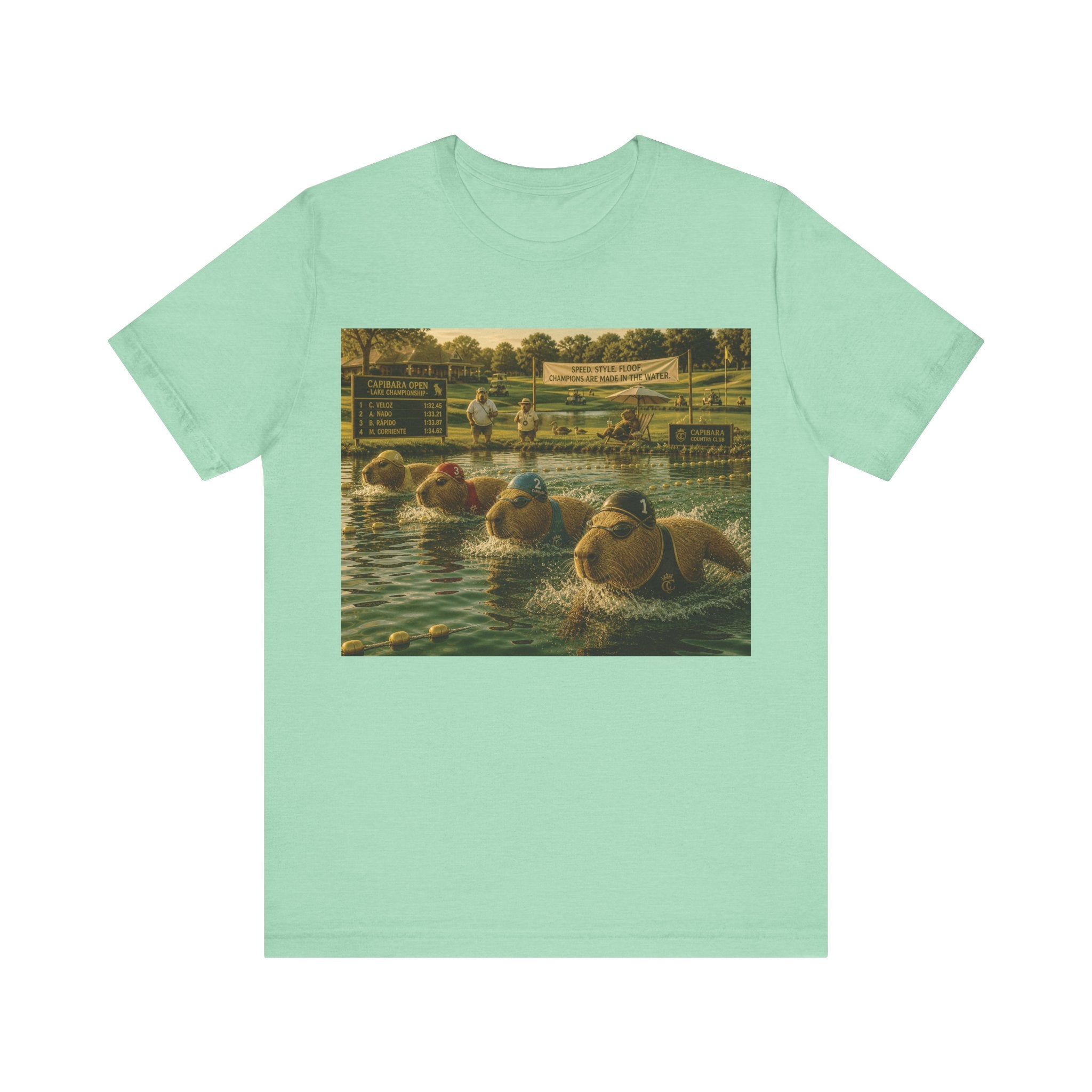 Capibara Swimming Race T-Shirt