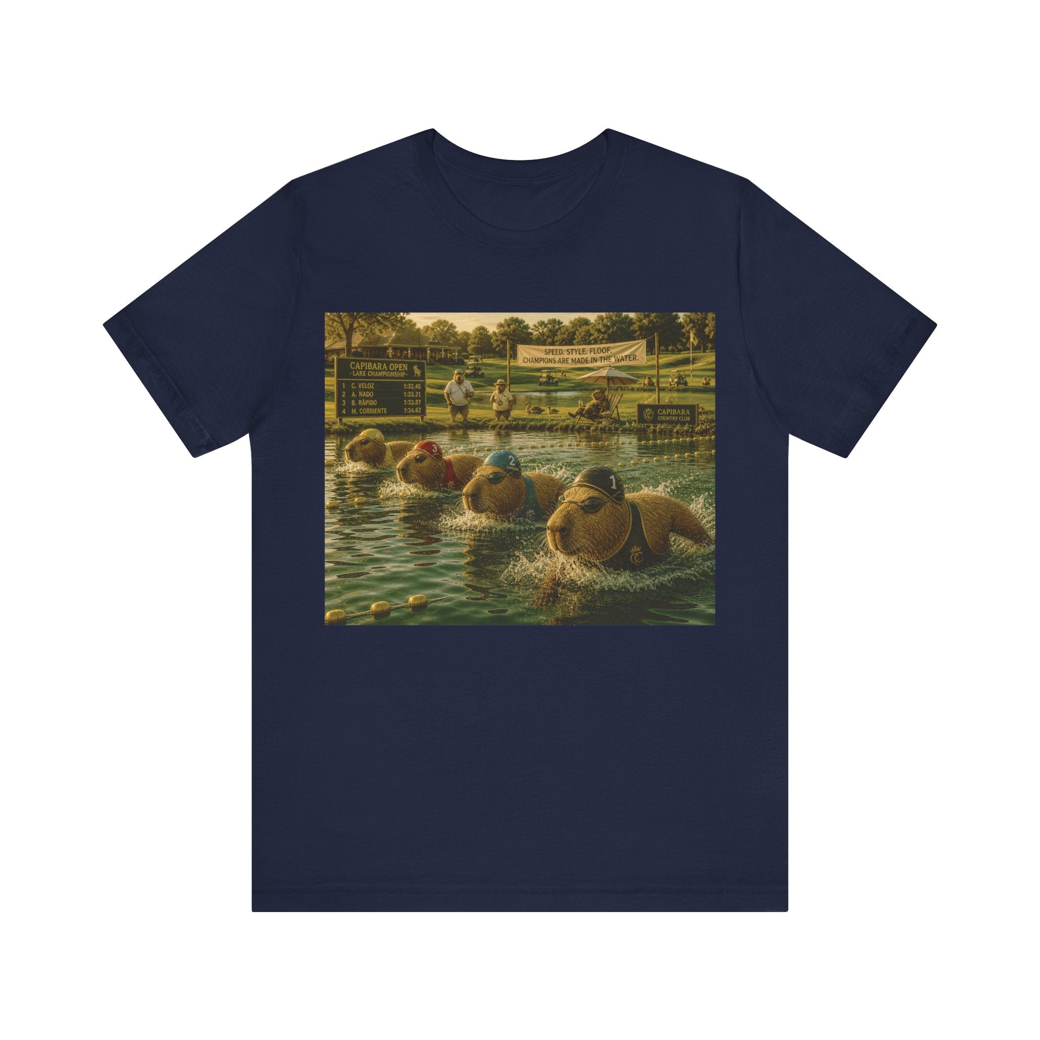 Capibara Swimming Race T-Shirt
