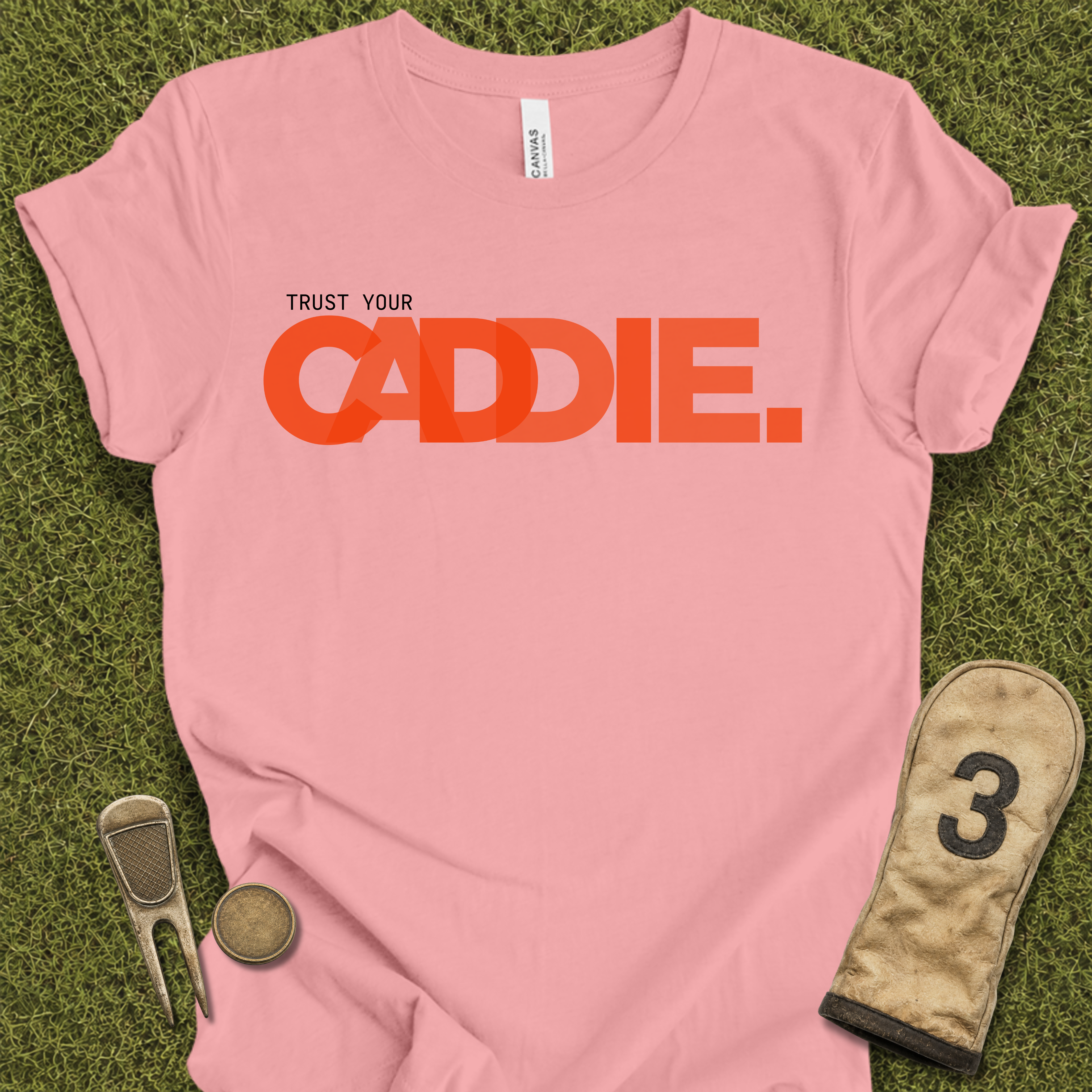 Caddie Typography T-Shirt