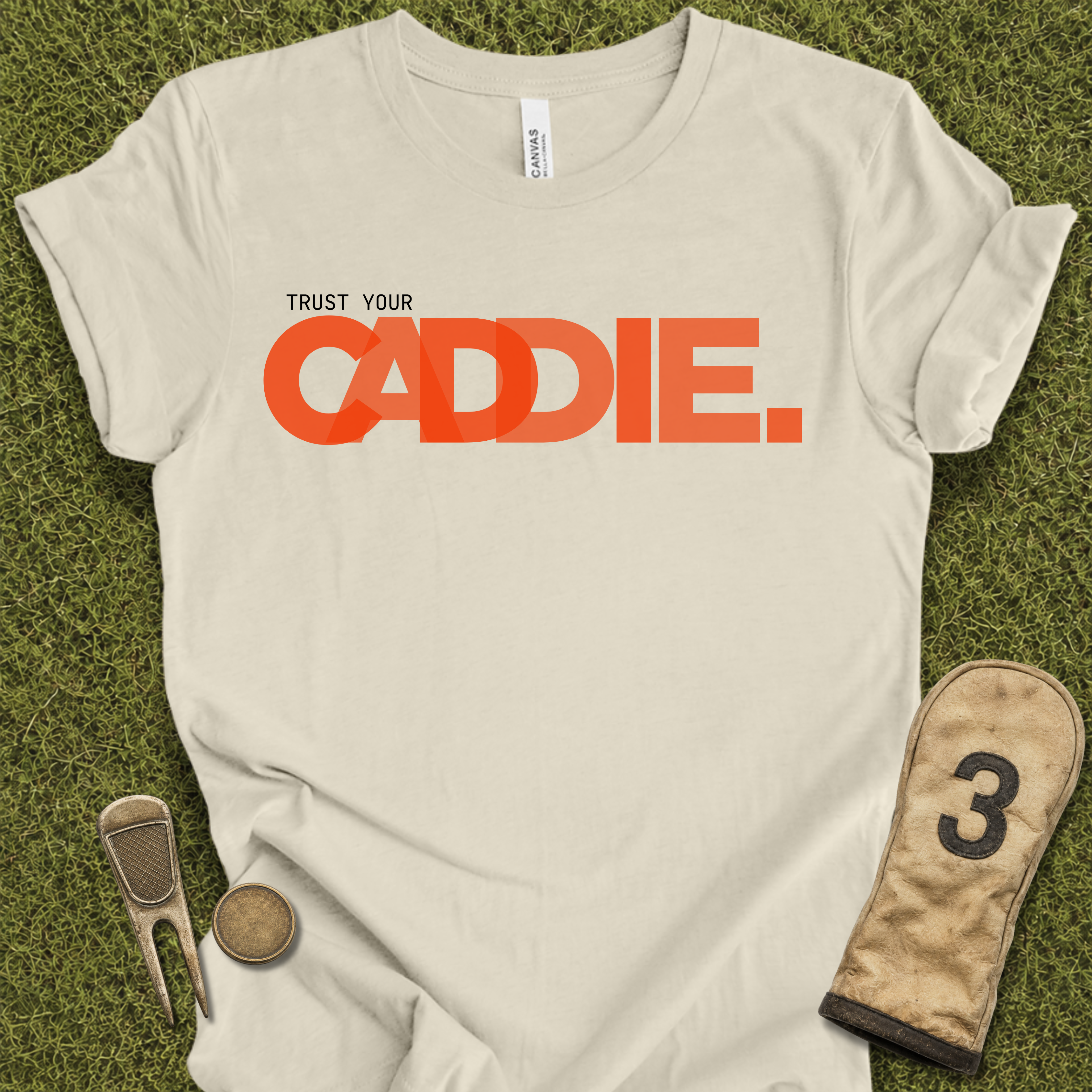 Caddie Typography T-Shirt