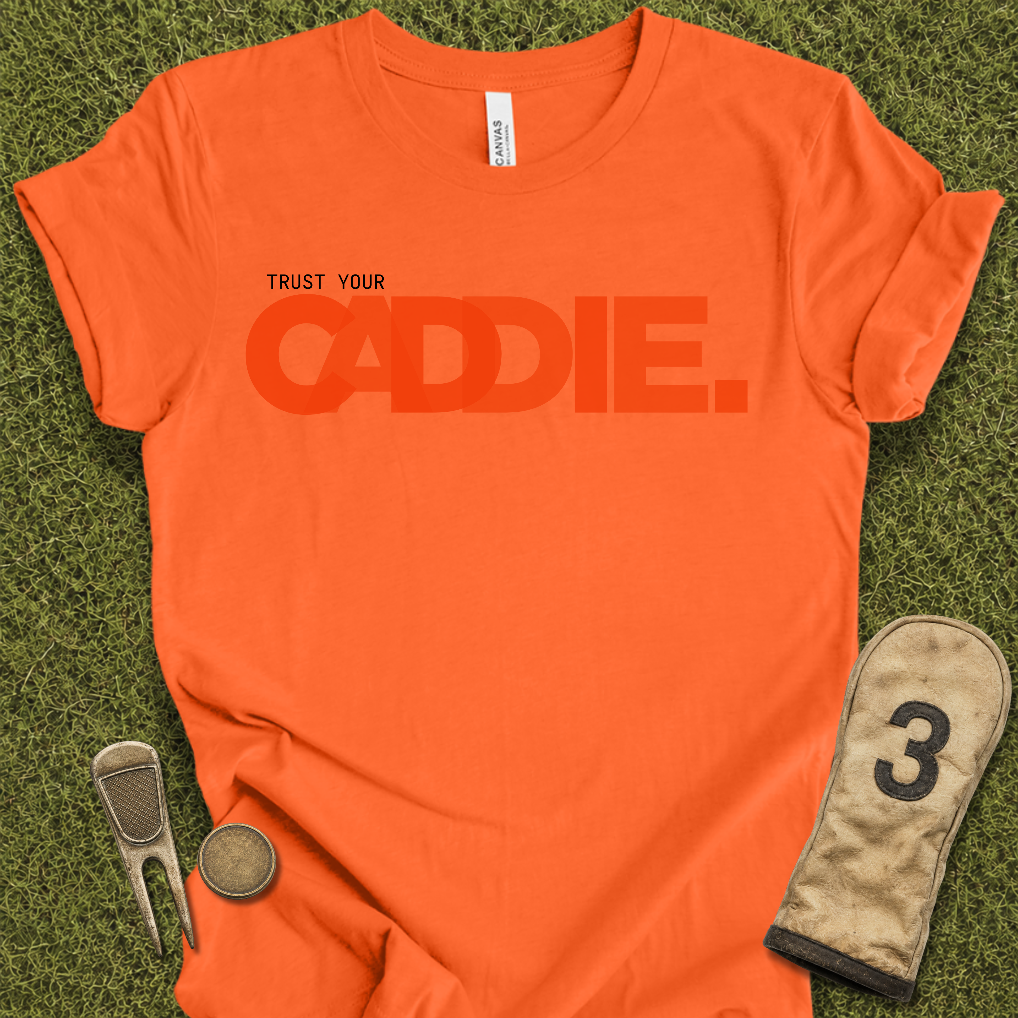 Caddie Typography T-Shirt