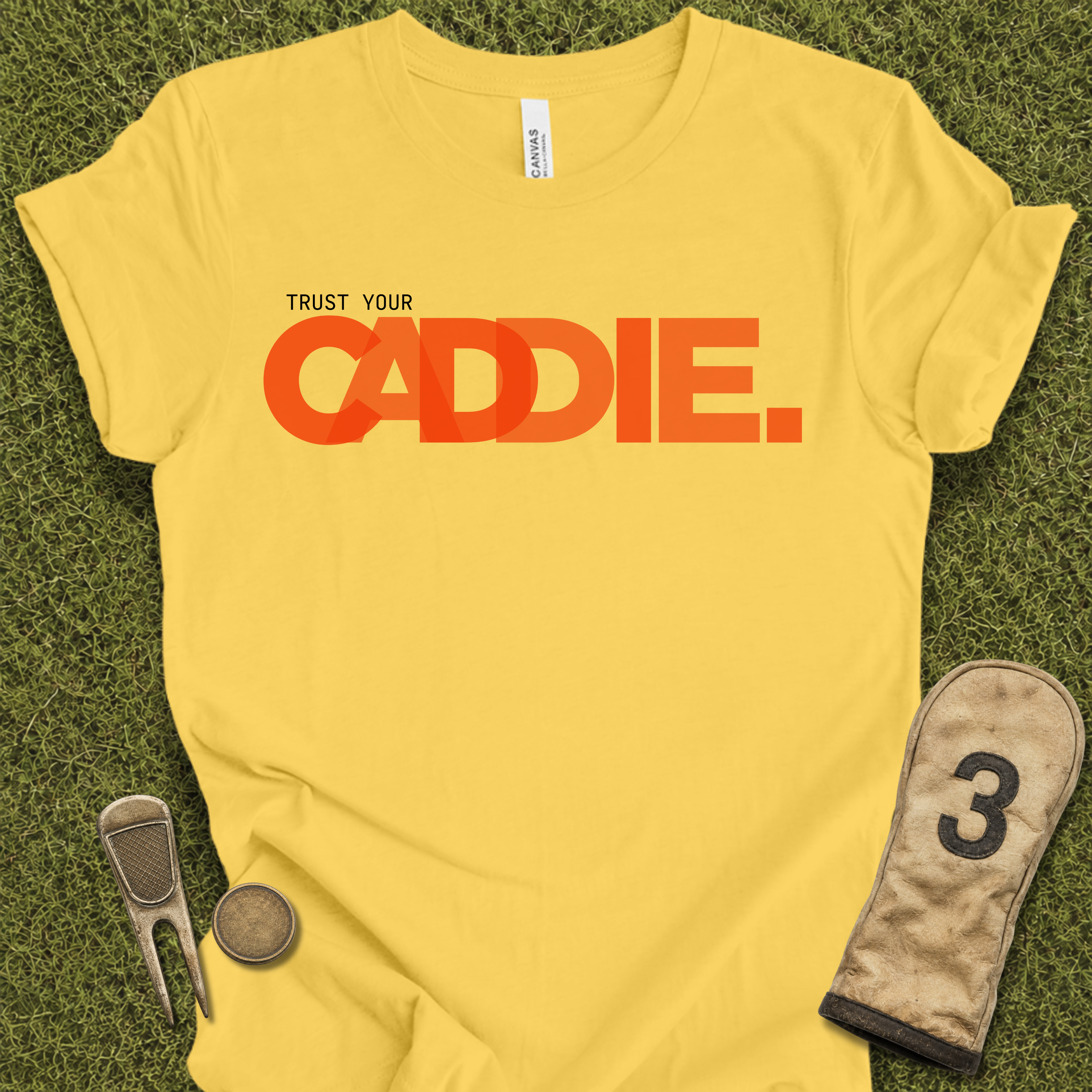 Caddie Typography T-Shirt