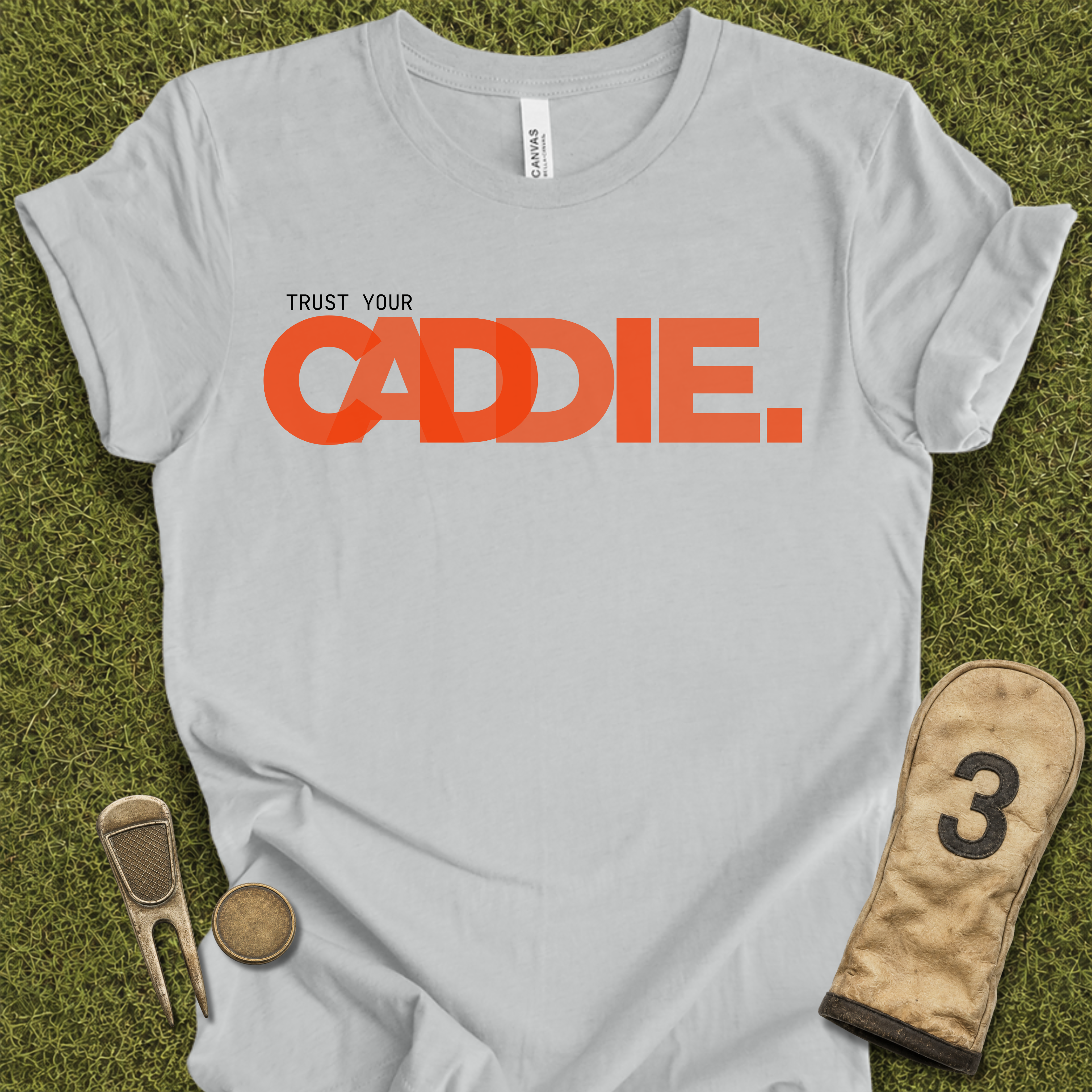 Caddie Typography T-Shirt