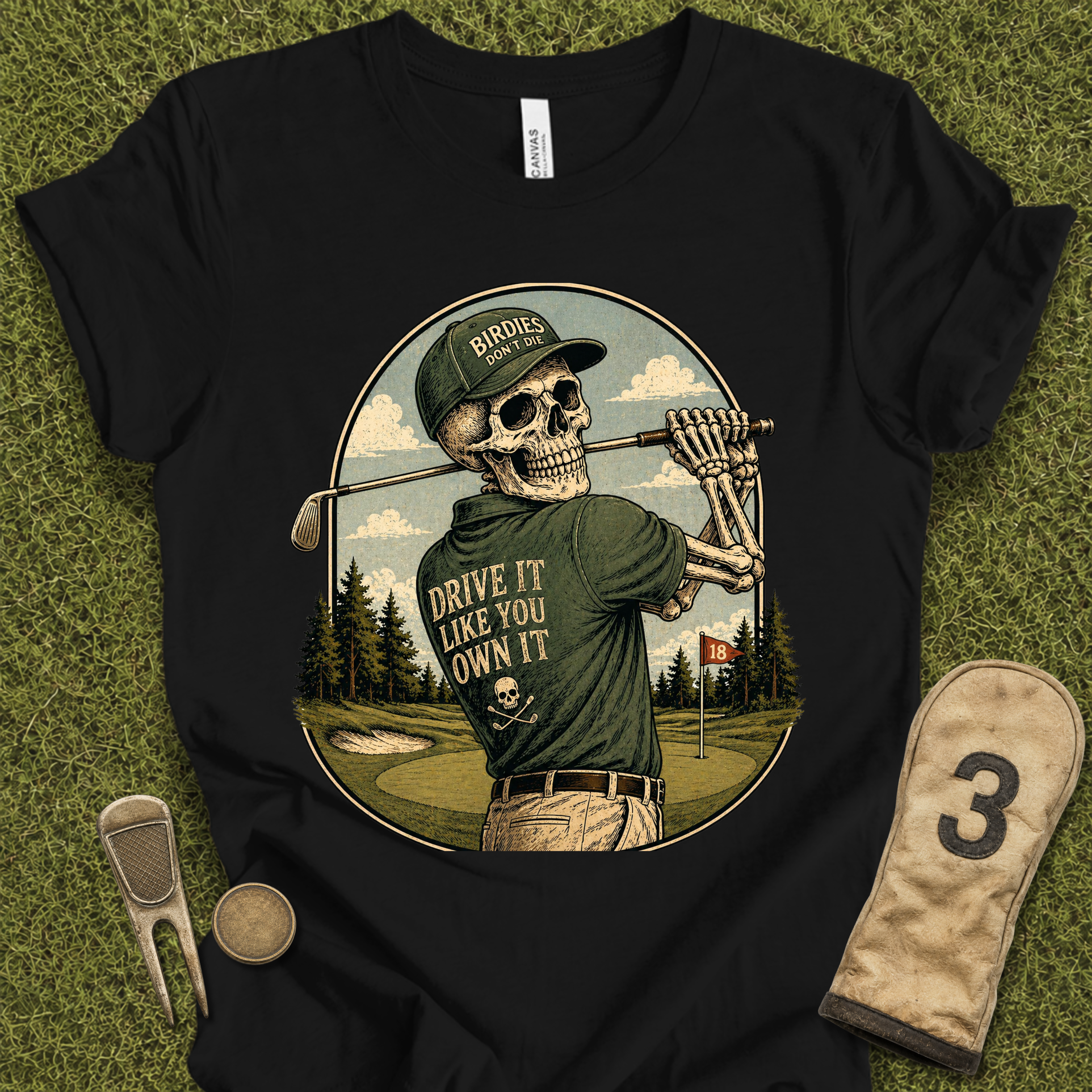 Skull Golfer T-Shirt