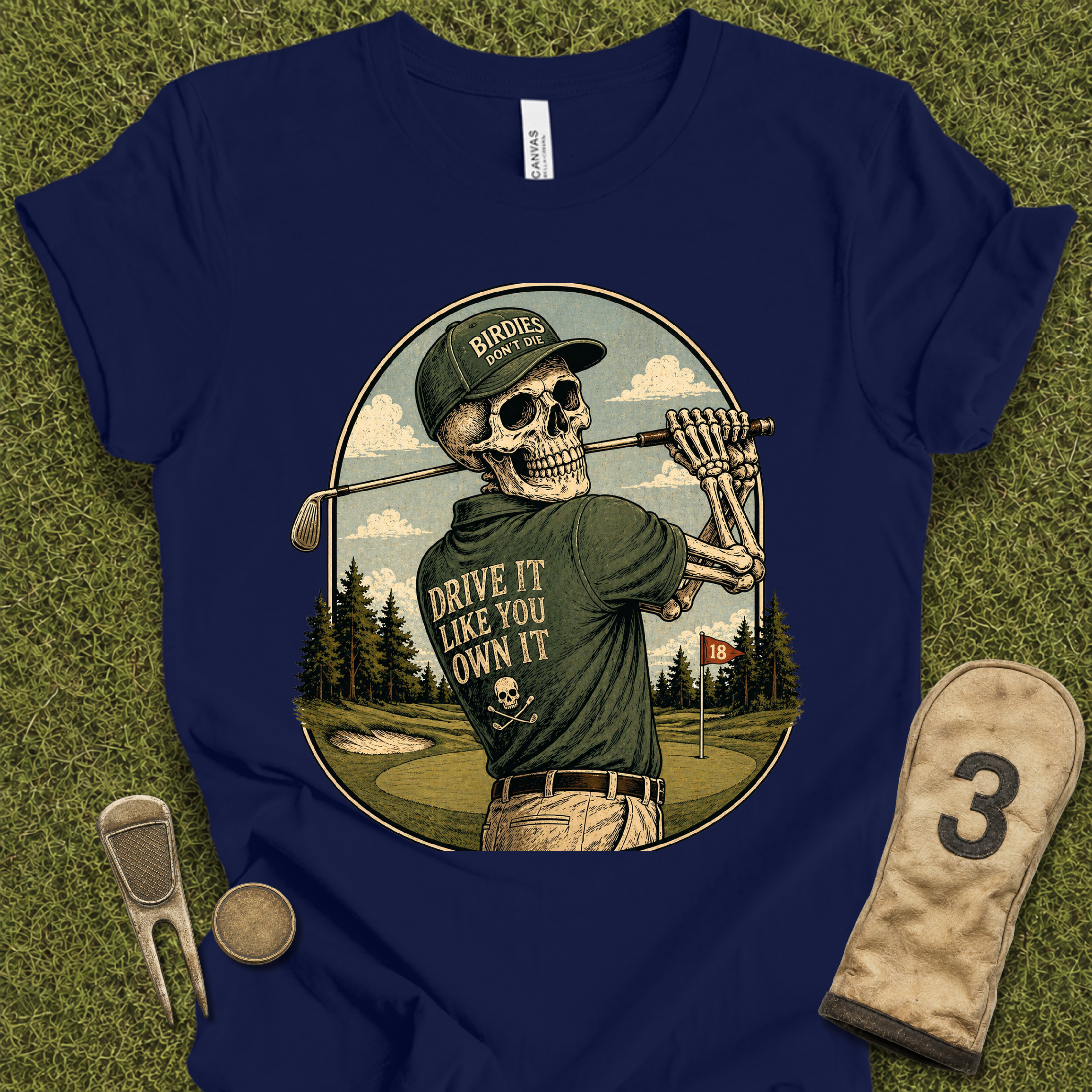 Skull Golfer T-Shirt