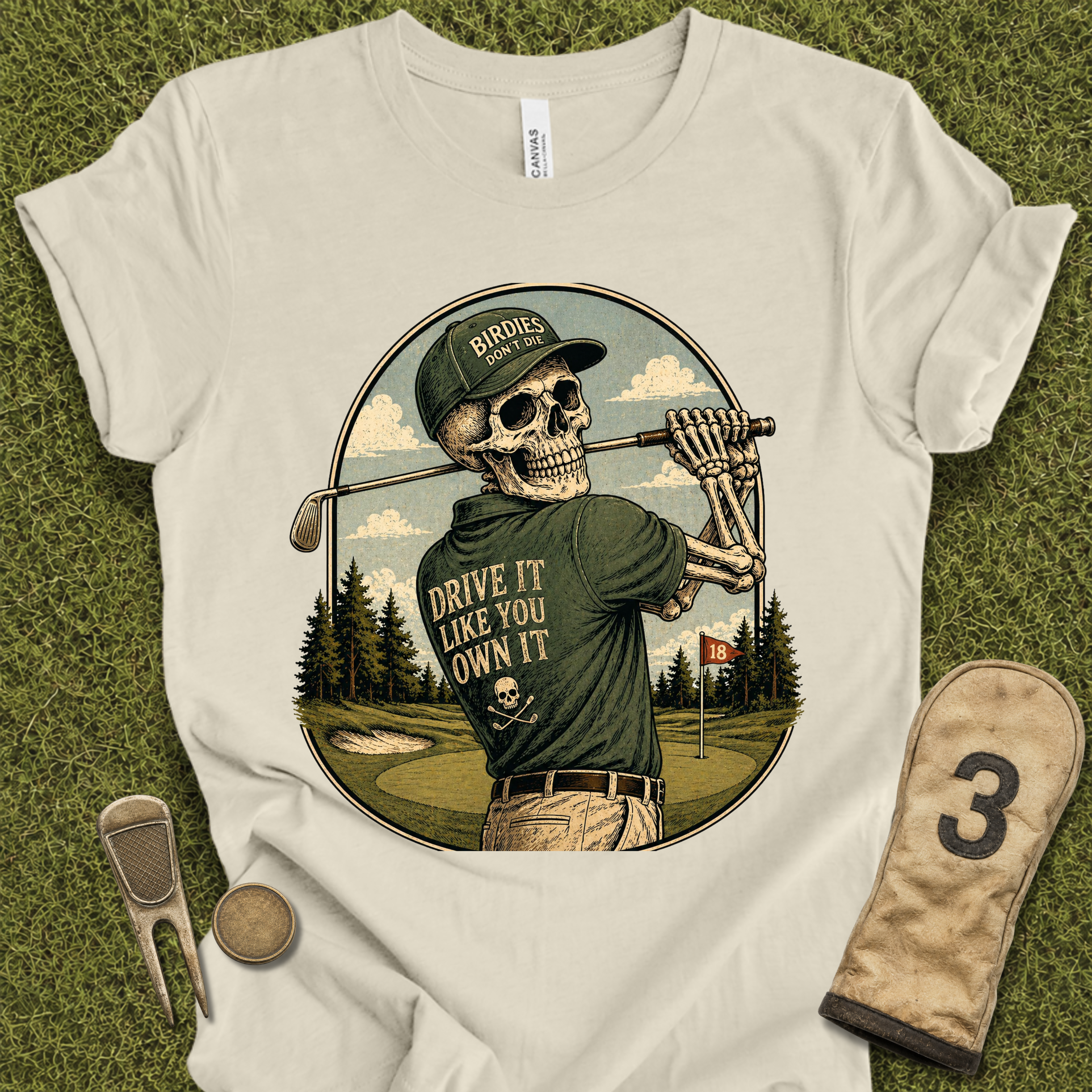 Skull Golfer T-Shirt