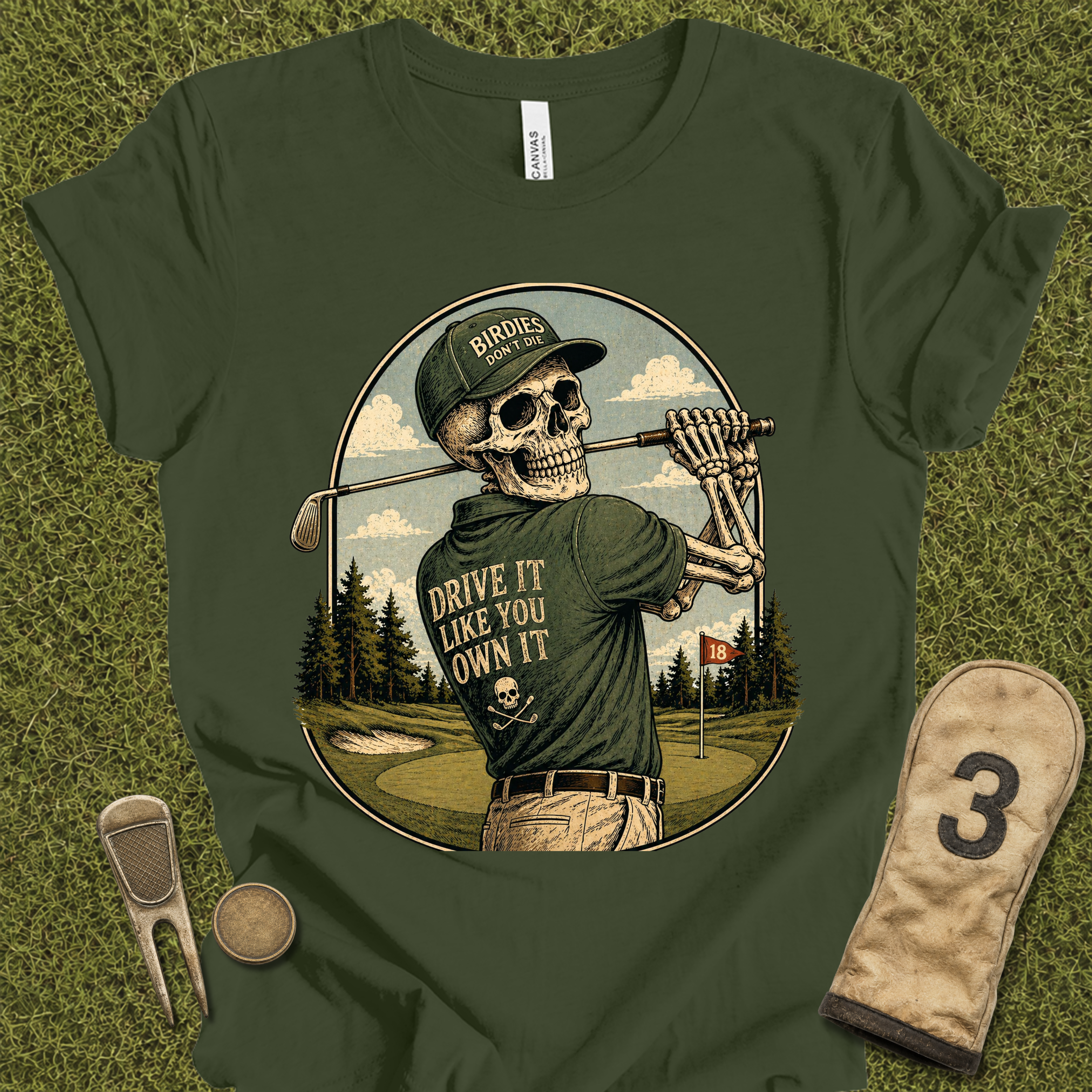 Skull Golfer T-Shirt