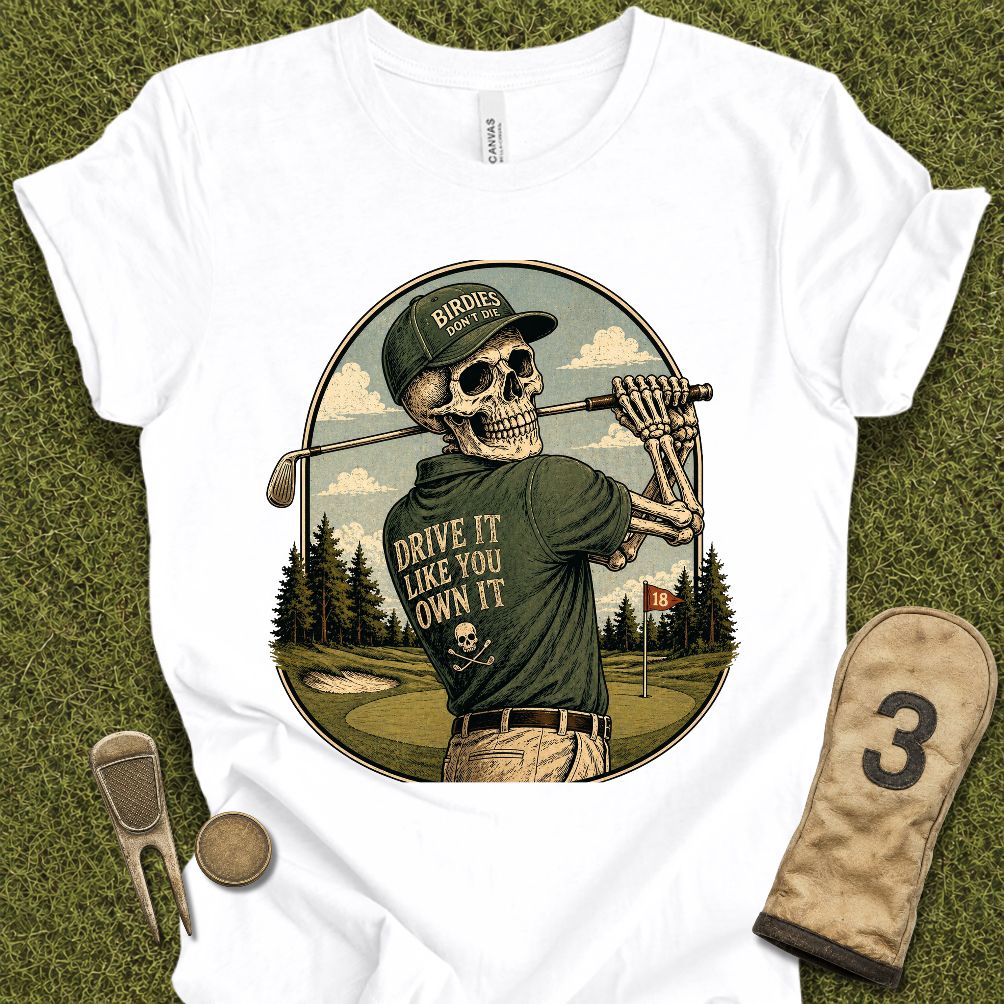 Skull Golfer T-Shirt