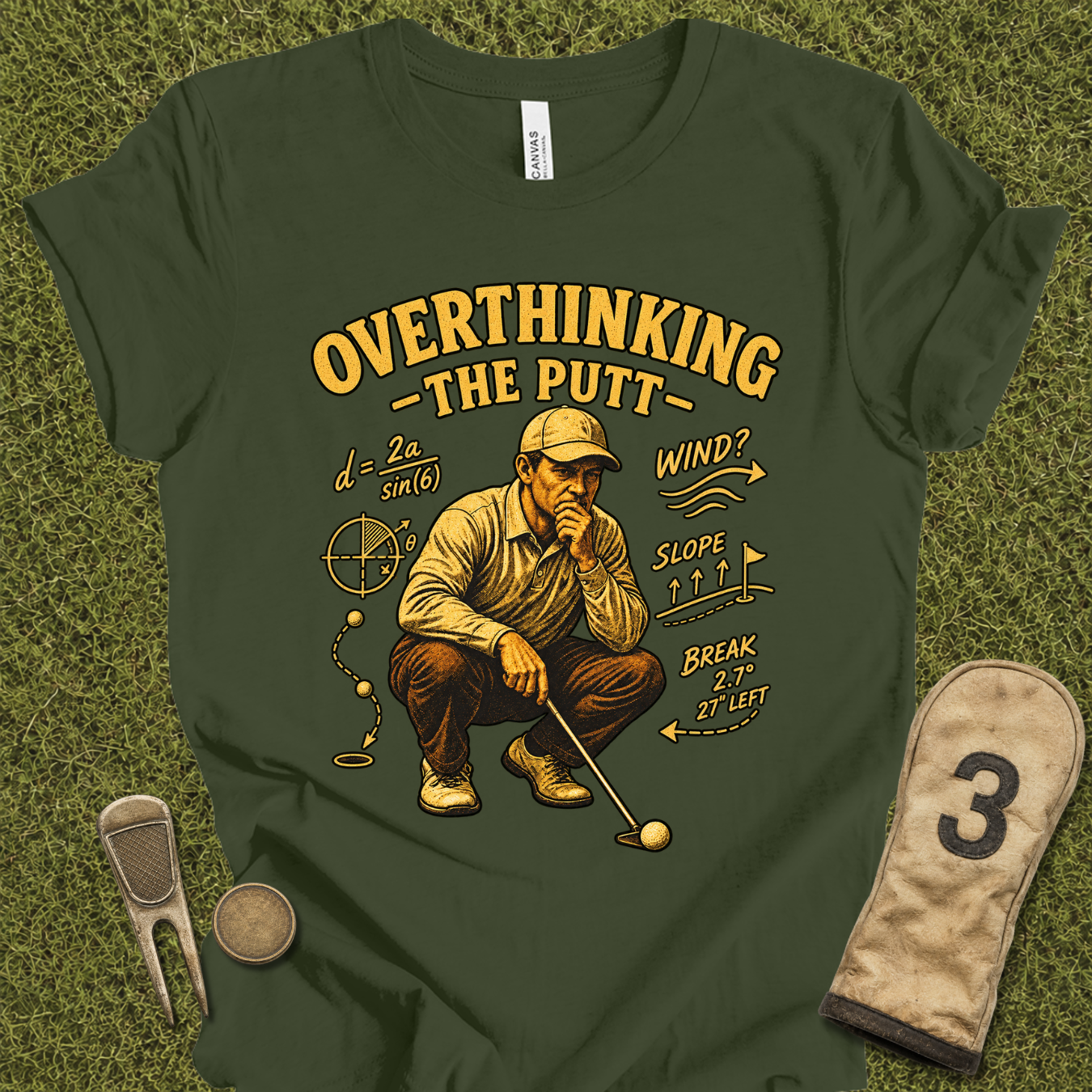 Overthinking The Putt T-Shirt
