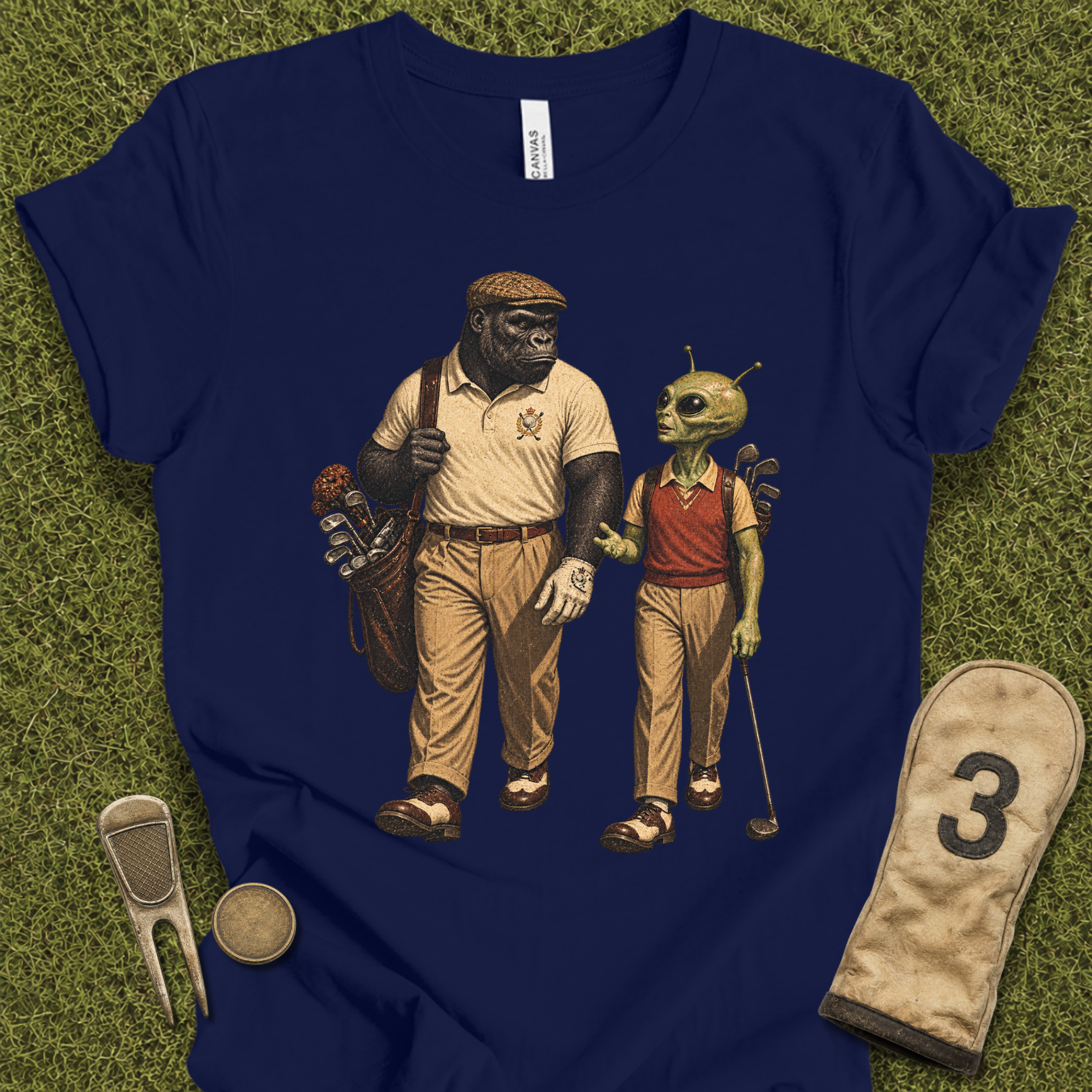 Gorilla And Martian T-Shirt