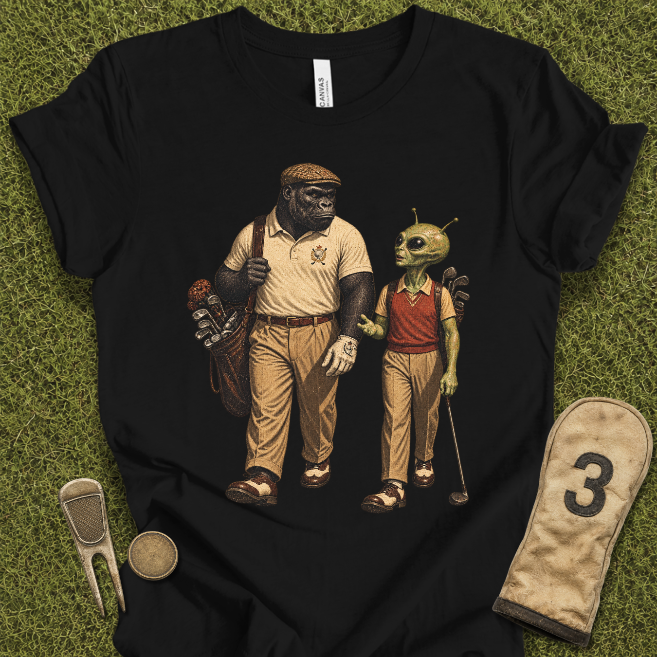 Gorilla And Martian T-Shirt