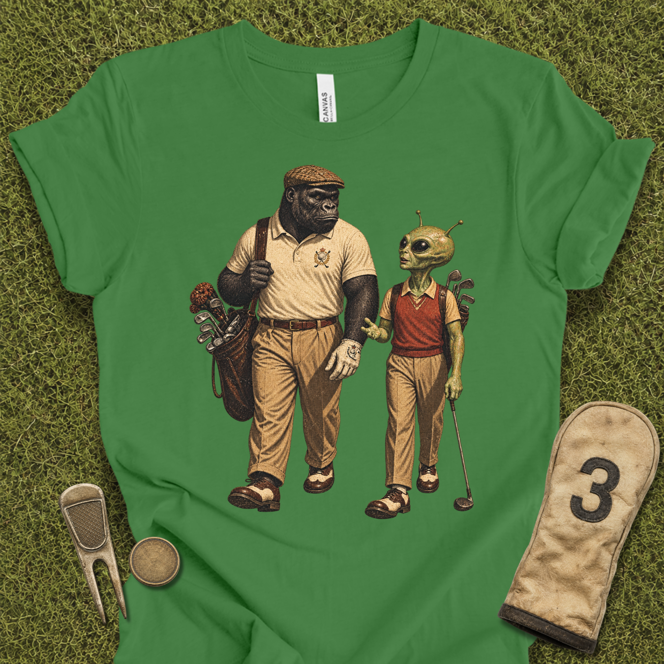 Gorilla And Martian T-Shirt
