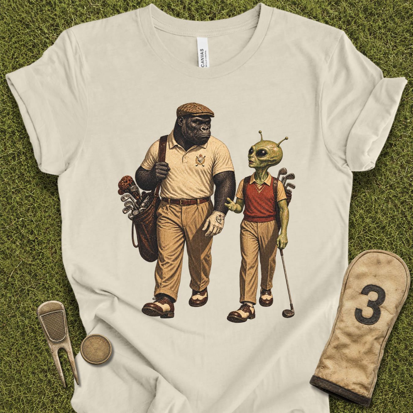 Gorilla And Martian T-Shirt