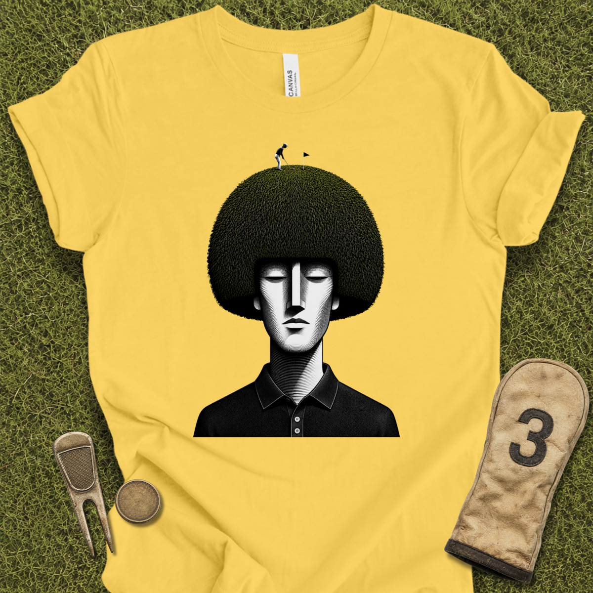 Golfer On Head T-Shirt