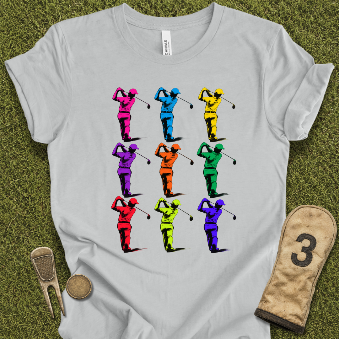 Pop Art Golfers T-Shirt