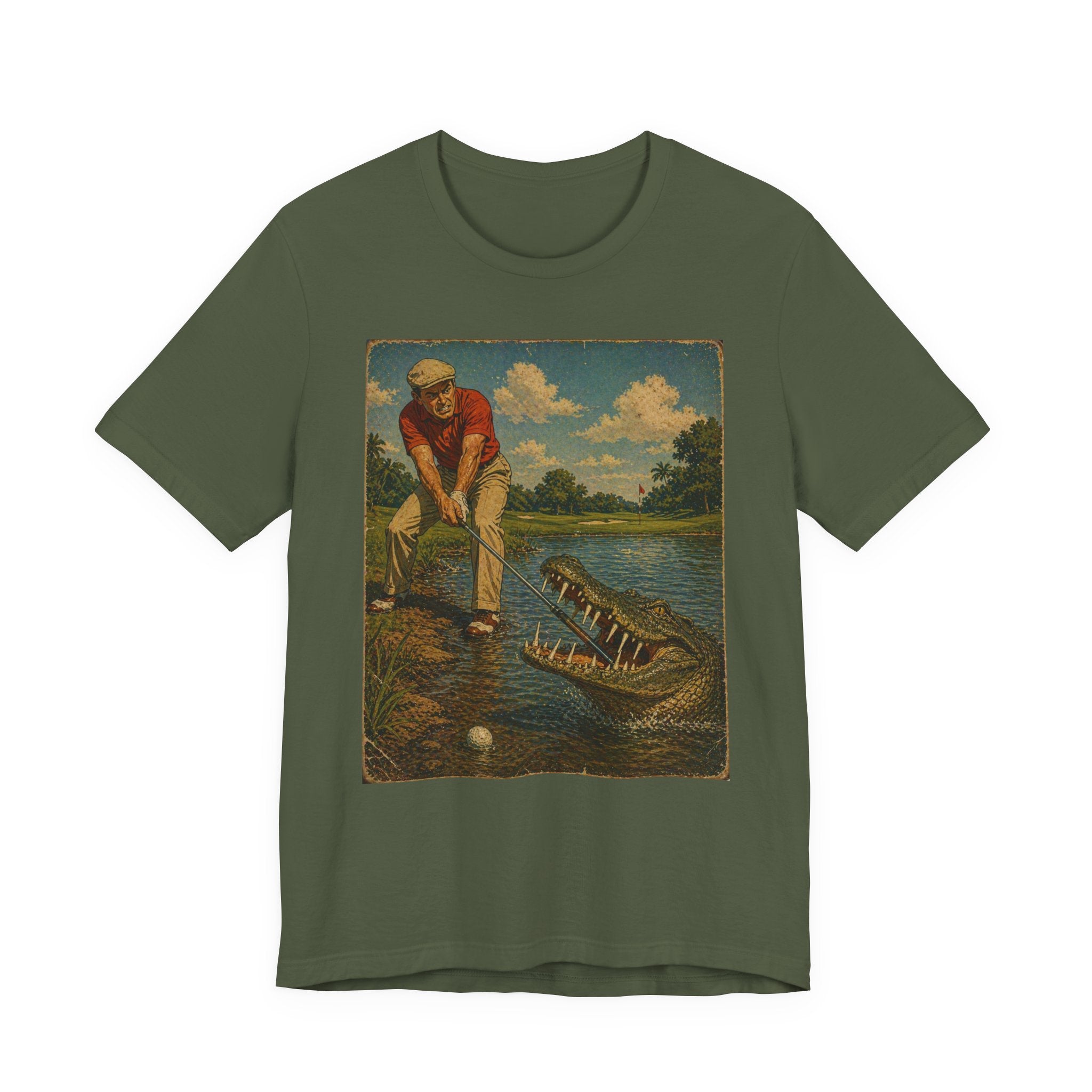 Golfer and Alligator T-Shirt